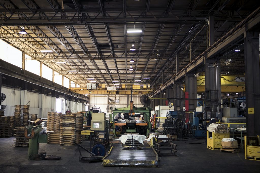 Machinery In Distribution Warehouse