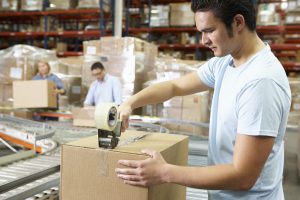 Workers In Distribution Warehouse